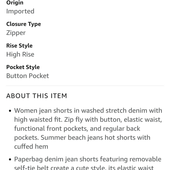 Women's jean shorts - Picture 3 of 6